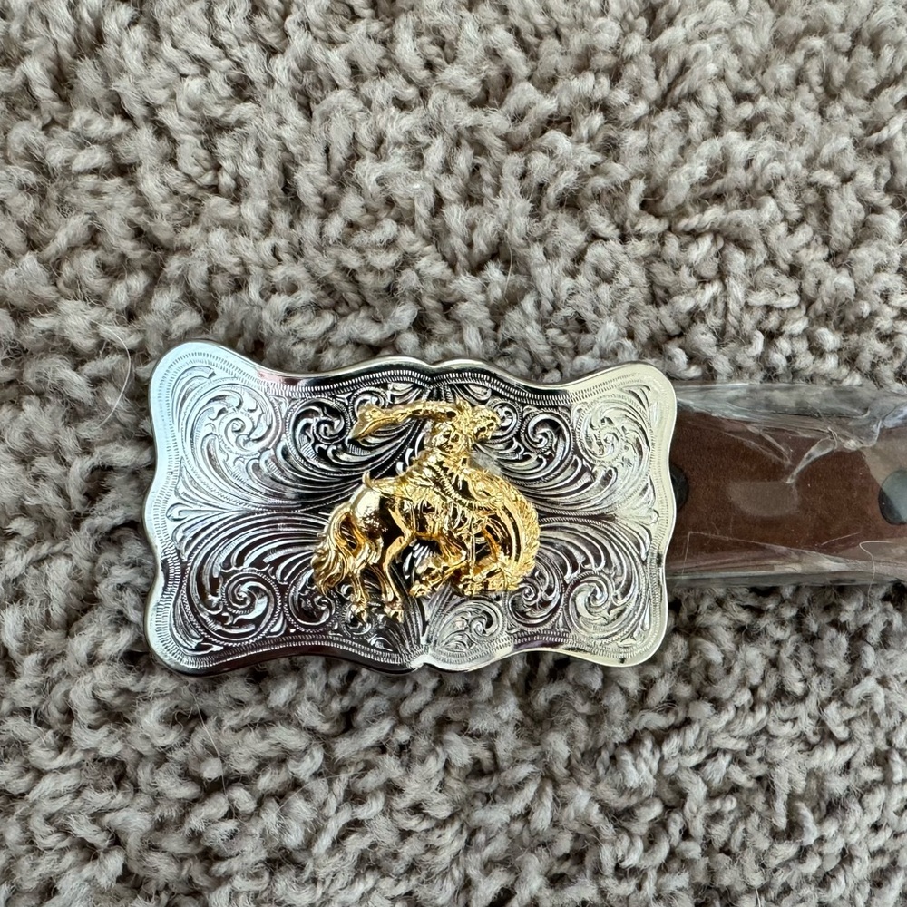 Kids / Boys JUSTIN Rodeo Cowboy belt - sz 10/13